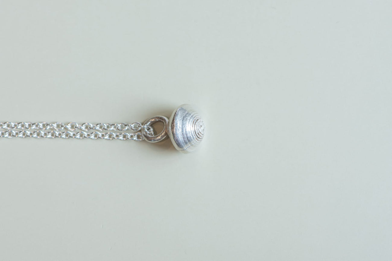 Sterling Silver Large Rwandan Bead Necklace