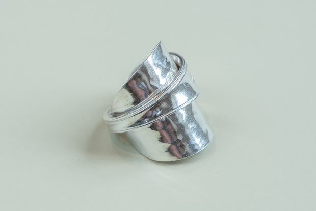 Sterling Silver Hallmarked Spoon Ring